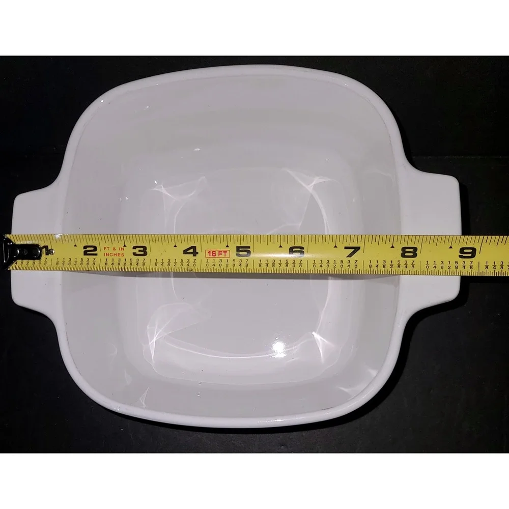 Vintage Corning Ware Wildflower 1.5 Qt Casserole Dish Square Bakeware NO LID
